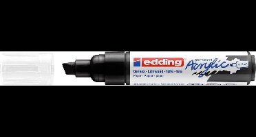 Acrylmarker edding e-5000 breed zwart | 5 stuks