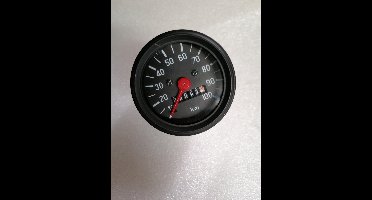 km teller 100km/h met verlichting