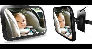 Autospiegel voor baby's - Verstelbaar - 29x19cm