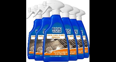 Blue Wonder Oven & Grillreiniger - 6 x 500 ml - Voordeelverpakking