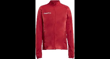 Craft Craft Evolve Full Zip Sportvest - Maat 140  - Unisex - rood