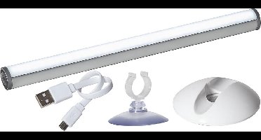 Star Trading LED staaflamp Functioneel, functioneel licht, draagbaar, USB, dimbaar, wit, 20,6 cm