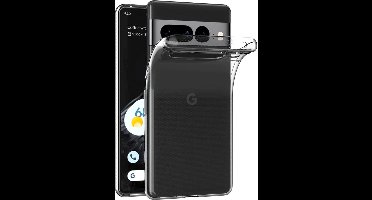 Hoesje voor Google Pixel 7 Pro backcover Shockproof siliconen Transparant