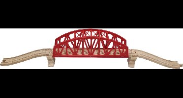 Mentari boog brug middel rood (6754R)