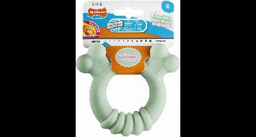 Nylabone Puppy Tactile Ring - Hondenspeelgoed - Kip Mintgroen Voor Pups Tot 11kg S