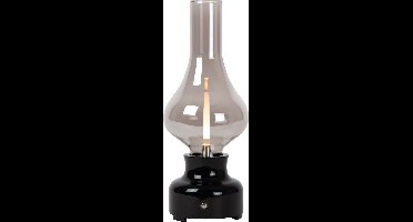 Lucide JASON - Oplaadbare Tafellamp - Accu/Batterij - LED 3 StepDim - 1x2W 3000K - Zwart