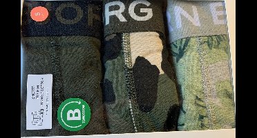 Björn Borg - Premium - 3 Pack - Boxershorts - Heren - Onderbroeken - Camouflage Groen - Maat S