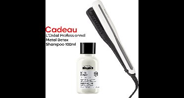 L'Oréal Professionnel Steampod 3.0 + Shampoo cadeau - Professionele 2-in-1 stoom stijltang: voor stijlen & krullen + Metal Detox Shampoo 100ml cadeau voor beschadigd & gekleurd haar
