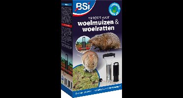 BSI - Woelmuisval met toolkit - Totaalpakket om succesvol woelmuizen,woelratten en mollen te vangen - Muizenbestrijding en Rattenbestrijding