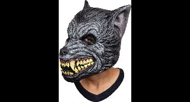 Partychimp Lycan Hoofdmasker Halloween Masker voor bij Halloween Kostuum Volwassenen - Latex - Onesize
