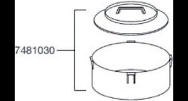 Eheim Filterinzetstuk met Deksel voor 2231/2233/2235,2232/2234/2236