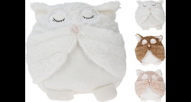 Home&Styling-deurstopper-uil-Fluffy-kinderkamer-wit-roze-bruin