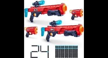 XSHOT Excel Hawk Eye Blaster Micro Blaster Duo Pack (24 dartpijlen) van ZURU