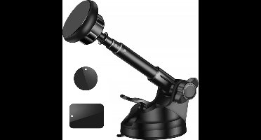 Magnetische Telefoonhouders Auto - Autohouder accessorices - GSM houder auto zuignap - Auto telefoonhouder Voor Raam en Dashboard - Ntech