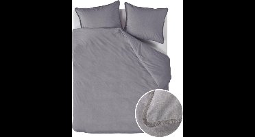 At Home by BeddingHouse One Colour dekbedovertrek - Lits-Jumeaux - 240x200/220 - Zwart