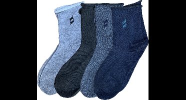 green-goose® Bamboe Diabetes Sokken - Niet knellend - Drukvrij - Zonder Elastaan - Maat 40-43 - 2 Paar - 100% Bamboe - Zwart - Zacht, Ademend en Duurzaaam!