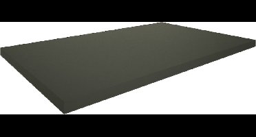 Wiesbaden Marmaris afdekblad 80x46x2,5 cm, matzwart