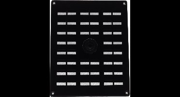 Nedco BV Aluminium schuifrooster 250x200mm met gaas en draaiknop, zwart