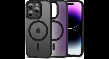 Tech-Protect - Telefoon Hoesje Geschikt voor iPhone 15 Pro met MagSafe - Zwart