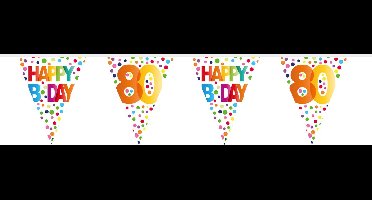 Folat - Vlaggenlijn Regenboog stippen 80 (10 meter)