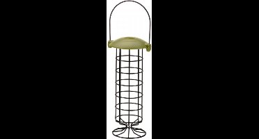 Meuwissen Agro Vetbollensilo - Smart Twist Top - groen/zwart - metaal - 11 x 20 cm - vogelvoeder