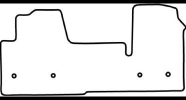 Automatten | Mattenset Renault Master - Voormat - 2020 ->
