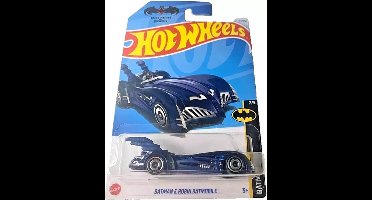 HOT WHEELS BATMAN & ROBIN BATMOBILE 54/250 MATT BLUE 1:64 HW BATMAN 2/5