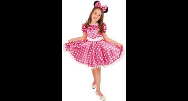 Minnie mouse kostuum kind roze - Maatkeuze: Maat 140