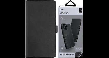 UNIQ - book - case Journa iPhone - 14 - Pro - Max - 6.7 - zwart/middernachtzwart