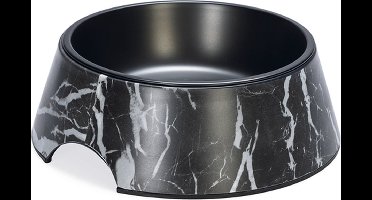 Designed by Lotte Eetbak Meis - Hondenvoerbak - Melamine - Zwart - 17,5 cm - 350 ml