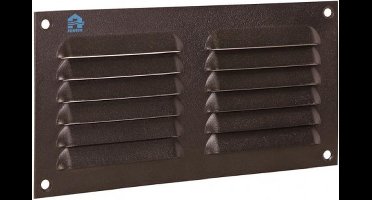 Renson Schoepenrooster 436 200 x 100mm Zwart Structuur