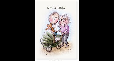 Opa & oma,10x15cm