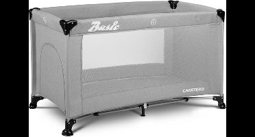 CARETERO - Campingbedje Basic Grijs - Reisbed - Reiswieg