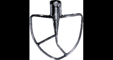 JP21A, RVS platte klopper W10376294 voor de Kitchenaid met lift en een 7 en 8 quart kom.