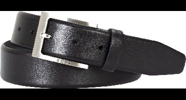BOSS leren heren riem - zwart