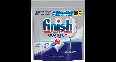Finish Vaatwastabletten Quantum All-In-One Regular 33 Stuks