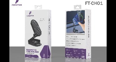 FoneTex Magnetische Telefoonhouder Auto - GSM Houder - Mobiele Telefoonhouder - Off-Road en Impact Proof - Dashboard - Magneet Telefoonhouder - Autohouder - Auto Accessoires