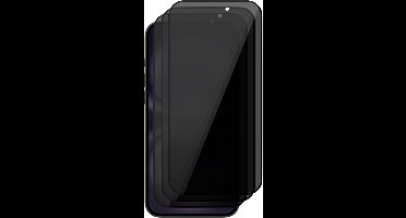Privacy Screenprotector geschikt voor iPhone 16 Plus - 3x Volledig Dekkend Gehard Glazen Tempered Glass Krasbestendige Screen Protector
