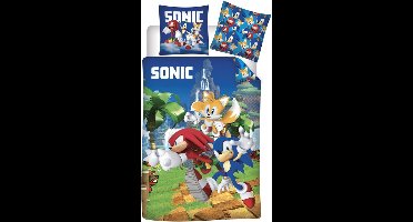 Sonic peuterdekbedovertrek Sonic 100 x 135 cm
