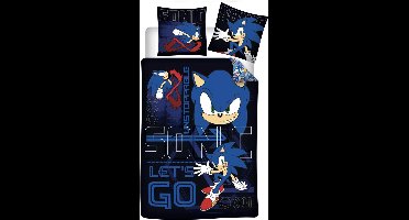 Sonic Dekbedovertrek Lets Go - 140 x 200 cm - 70 x 90 cm