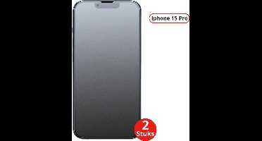 Bovista Telefoon Glasplaatje - Beschermglas - Glaasje - Screen Protector - Screenprotector - Extra Sterk - Shockproof - Premium Protection - Geschikt Voor Iphone 15 Pro