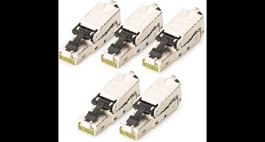 Digitus DN-93631-5 RJ45-inbouwmodule Keystone CAT 6A 5 stuk(s)