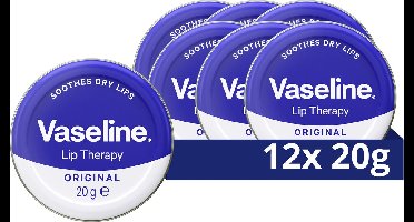 Vaseline Lippenbalsem - Original - geeft je lippen een gezonde glans - 12 x 20 g