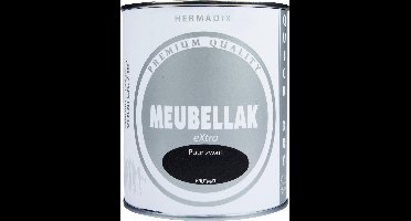 Hermadix Meubellak eXtra - Dekkend - Krijtmat Puur zwart