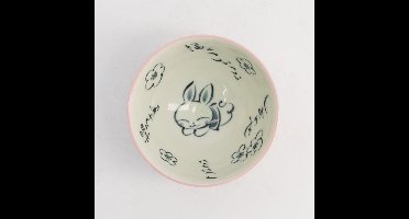 Tokyo Design Studio – Kawaii – Rijstkom – Konijn – Roze – 11.5×6cm 300ml