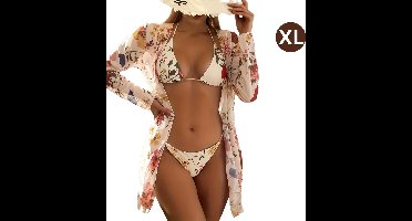 Bovista Bikini Dames - Meisjes Bikini - Badpak - Push Up - Vrouwen Badkleding - Zwemmen - Sexy Set - Top & Broekje - Tarwekleuring - Maat XL