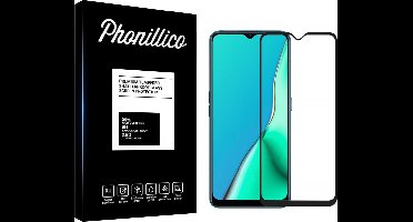 Screenprotector voor Oppo Reno A5 2020 / A9 2020 - 2 stuks Beschermglas van glas Transparante glazen schermbeschermfolie met zwarte randen