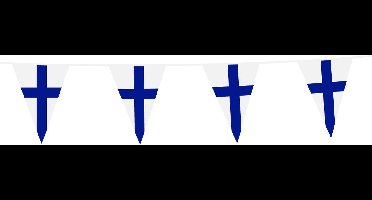 Vlaggenlijn Finland 10 Meter - Voetbal EK WK Landen Feest Versiering Decoratie