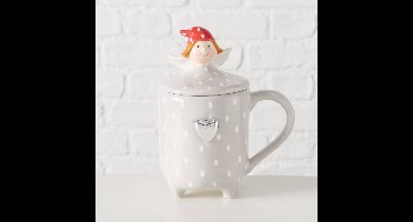 Mok met deksel MALENA, 360 ml