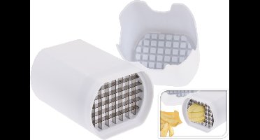Patat/friet snijder - 13 x 10 cm - Keuken - Patat/friet maken/snijden - Aardappelsnijders / patatsnijders / frietsnijders